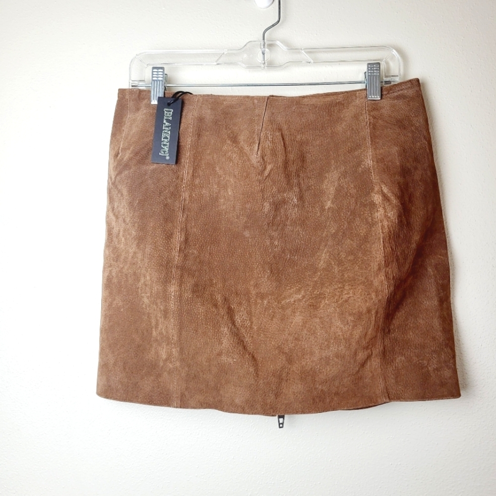 Blank NYC Brown Mini Skirt